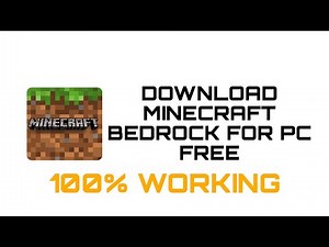 DOWNLOAD MINECRAFT BEDROCK FOR PC FREE 100% WORKING | UNLOCK FULL GAME