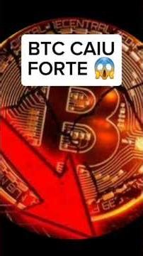 BTC CAI FORTE APÓS ABERTURA DOS MERCADOS FUTUROS DOS EUA