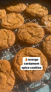 ORANGE CARDAMOM COOKIES | Dessert For Two
