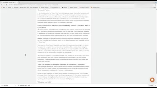 SimpleBake V1.2.7烘焙PBR材质纹理贴图Blender插件