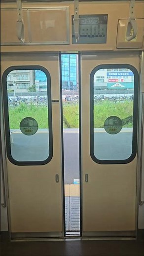 【再開閉あり】小田急線3000形(1画面LCD車) #ドア閉 #ドアチャイム
