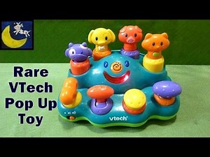 RARE Vintage VTech Touch and Turn Tunes Pop Up Musical Farm Animal Toy