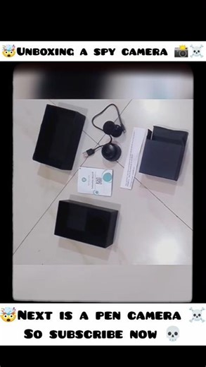 🤯Spy Camera Unboxing☠️📸#spy#fa9la #music #unboxing #creator #memes