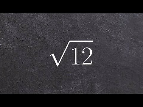 Learn How to Simplify the Square Root of a Number by Prime Factorization