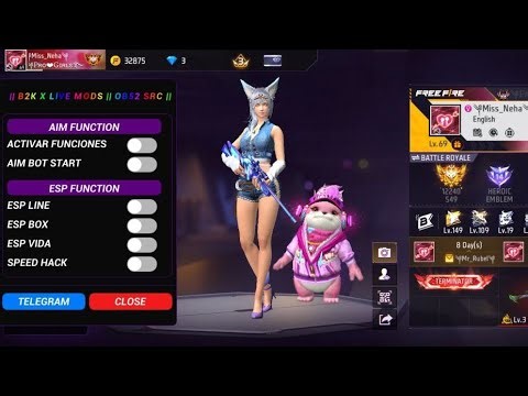 OB52 UPDATED MOD MENU AIM BOT + AIM KILL | FULL ANTI BAN MOD MENU ALL DEVICE WORKING FULL SAFE