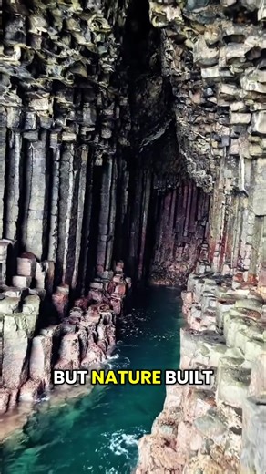 This sea cave in Scotland looks man made… #travel #traveltiktok #scotland