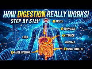 🔴 How the Human Digestive System Works | Complete Digestion Process Explained (Step by Step)