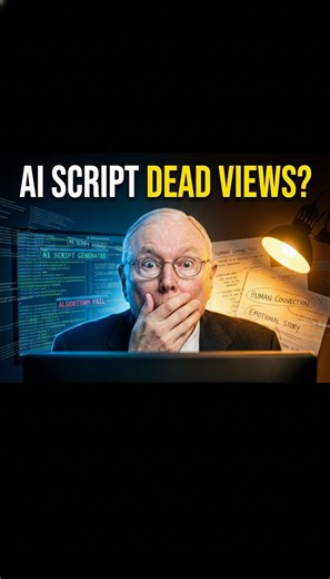 AI Can Write Your Script — But It Can Also Kill Your Channel Should you use AI to write scripts for YouTube videos? Yes — but most creators make a critical mistake. In this video, we break down why AI-written scripts often feel robotic, why that kills audience retention, and how smart creators use AI the right way. Inspired by Charlie Munger–style thinking, this video explains why tools don’t create success — judgment does. AI can help you structure ideas faster, but it cannot replace: • Human s