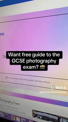Free Guide for GCSE Photography Exam Students