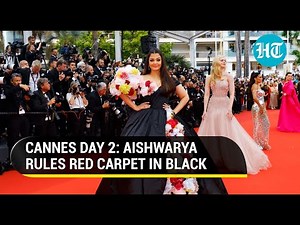 India at Cannes: Aishwarya Rai slays red carpet on day 2; Aaradhya gets a hug from Eva Longoria