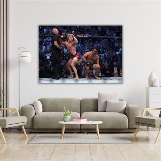 Paddy Pimblett Ready to Hang Canvas Art Paddy Pimblett Poster, UFC Print MMA Poster Paddy Pimblett Print Ufc Poster MMA Wall Art Ufc Print