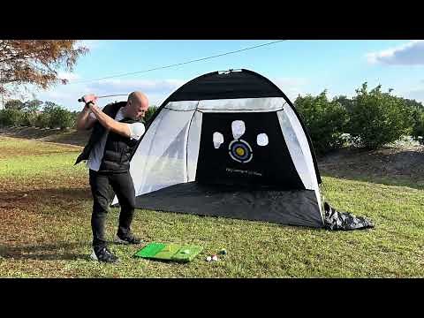 Golf Net - 10x7Ft Golf Practice Net With Golf Mat Review