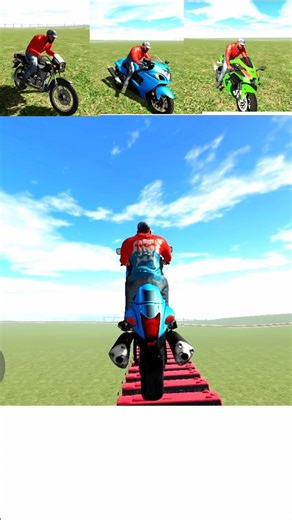 Indian bike driving 3D game new video car race Splendor vs Hayabusa vs zx-10r #shorts #gaming #gta