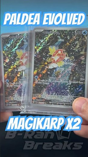 MAGIKARP IR x2! 🔥 Pokémon Paldea Evolved Elite Trainer Boxes! #pokemoncards #shorts