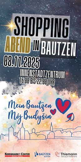 5.9K views · 50 reactions | Seid ihr auch schon so gespannt, wie wir? Morgen ist Shoppingabend in Bautzen, kommt vorbei, wir freuen uns auf Euch! Die Programmhighlights erhaltet ihr in der Story. #bautzen #budyšin #meinbautzen #senfkoenigin #innenstadtliebe | Bautzen.de | Facebook