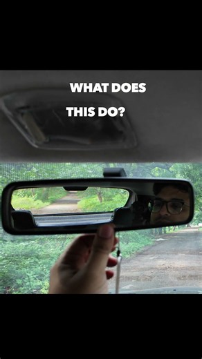 What Does This Little Tab on Your Rear View Mirror Do? 🤯
