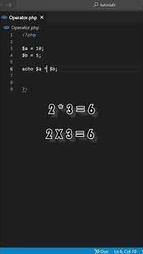 PHP Arithmetic Operators Explained in 40s | Jod, Ghatav, Power & More 💥#monuvapi #coding #php