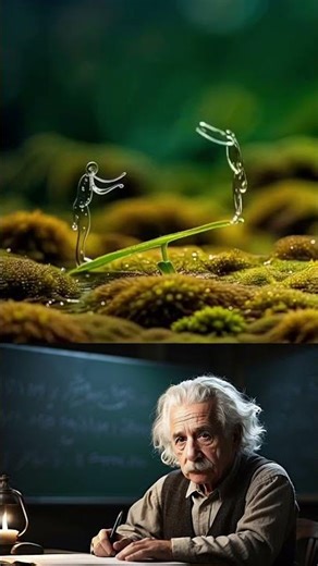 Tiny Water Drops Creating Magical Life” ✨💧 #physics