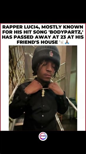 🕊️ RAPPER LUCI4 DIES AT 23: "BodyPartz" Artist Found Dead at Friend's House 💔#luci4 #rip #shorts