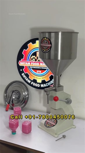 Shampoo, Cream, Honey Packing Machine | Manual Thick Paste Filling Machine #pastefillingmachine #yt