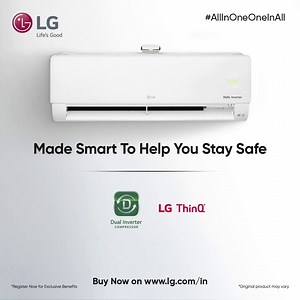 LG #AllInOneOneInAll AC with Smart Diagnosis features offers you the convenience of troubleshooting from the comfort of your home. Use #LGThinQ to check your AC and get quick possible solutions. Buy now on https://bit.ly/LGSplitAC_FB Register on https://bit.ly/3dZOzp6 for Exclusive Benefits #SmartAC #LGDualCool #SuperCovertibleTechnology #DualInverterAC #HotAndColdAC | LG Global