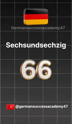 German Numbers 61–70 🔢 | Learn German Counting 🇩🇪 | Easy German Vocabulary