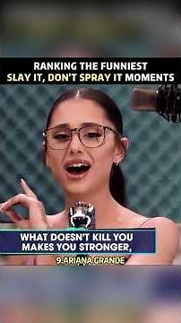 Slay It, Don't Spray It: The 5 Funniest Moments Ever (Ariana, Rita Ora & More) 🤯😱 #celebrity #shorts