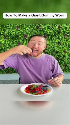 How To Make a Giant Gummy Worm