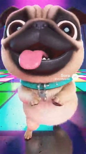 This Pug Is Dancing Like He Lost His Mind 😂💃