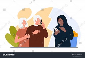 African American Grandparents Using Technology: Over 16 Royalty-Free Licensable Stock Illustrations & Drawings | Shutterstock