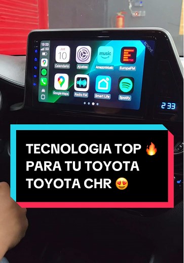 Mejora tu Toyota CHR con AUTOKIT: CarPlay y Android Auto