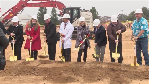 Groundbreaking ceremony at new Kaiser medical building in Fresno