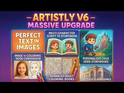 Artistly v6.0 New Update Demo (All-In-One AI Design Tool)