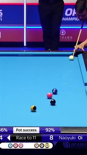 Carlo Biado's Amazing Trick Shot in 9-Ball Pool Match