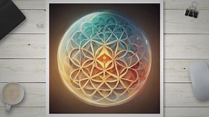 Fleur de vie et le cube Métatron
