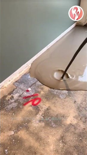 Cement slurry | Before laying cement slurry, fill the ground with cement first.