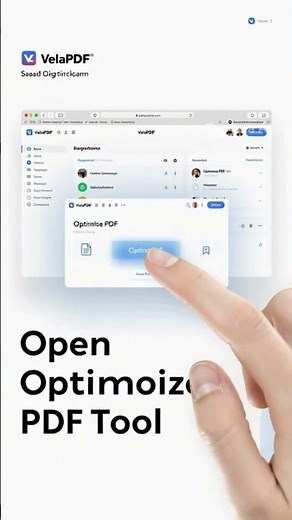 How to Optimize PDF Online Free | Compress & Reduce PDF Size with VelaPDF