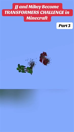 JJ and Mikey's Transformers Challenge in Minecraft