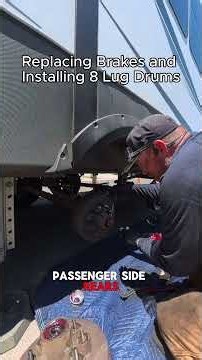 Replacing 8 Lug Camper Brakes