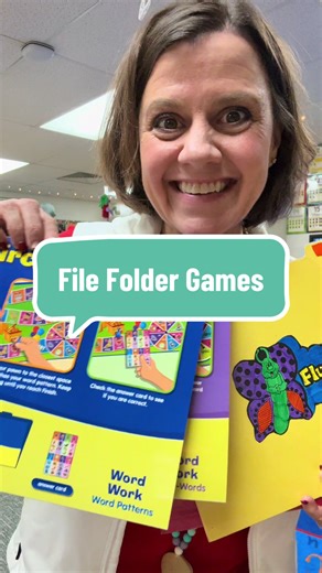 Vintage vs. Store-Bought File Folder Games for Learning