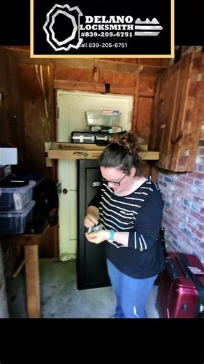 Extracting a broken key from Stack On Safe and duplicate 2 copies she was happy to put the guns away