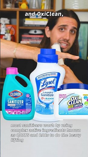 Laundry Sanitizing Products Explained By A 4th Generation Dry Cleaner #laundry #drycleaning #diy
