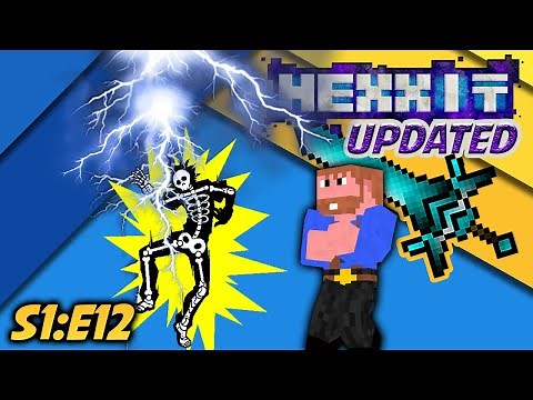 UH OH, LIGHTNING DESTRUCTION | Minecraft Hexxit Updated (S1:E12) (Minecraft Mod)