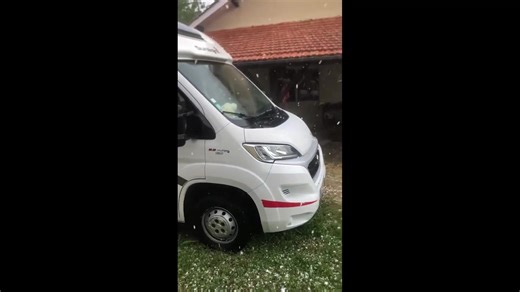 Large hail strikes France during severe thunderstorms