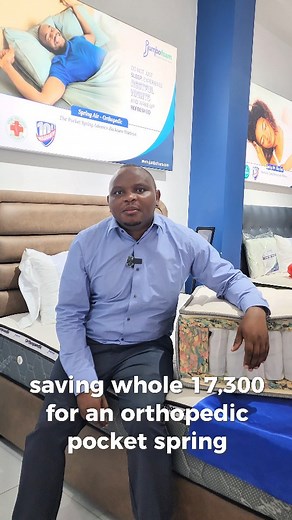 Experience firmness redefined! The Spring Air Firm Feel Mattress gives you the perfect balance of support and comfort — ideal for back sleepers and those who love a firm, sturdy feel. Wake up energized, not sore. 💤 Save up to KSh 17,300 and enjoy 10 years of restful nights. 📍 Available at Jumbo Foam outlets nationwide. #GiftPremiumSleep #JumboFoam #SleepRedefined FirmSupport HealthyBack | Jumbo Foam Mattresses Industries Limited