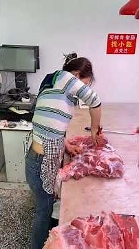 Pig Butchery Process 🐷 Fast & Clean Knife Work. ep62 #Cooking #shorts ‪@FoodisFoodie‬