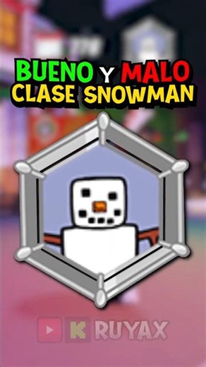 LO BUENO y LO MALO de la CLASE SNOWMAN de 99 NOCHES EN EL BOSQUE (ROBLOX)