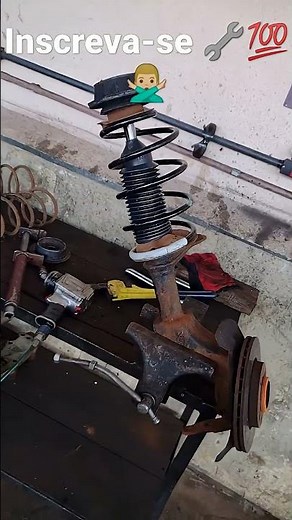 GOL BOLA REPLACEMENT OF SHOCK ABSORBERS, SPRINGS AND FRONT BUMPER 💯🔧🙅🏼‍♂️ #shorts #volkswagen #me...