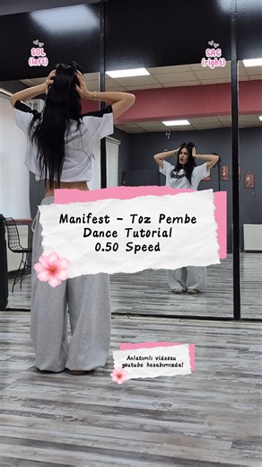 Manifest - Toz Pembe Dance Tutorial 0.50X #manifest #tozpembe #dance #tutorial #trend