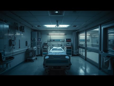 Silent Night in a Hospital Room 🏥 | Relaxing ICU Ambience for Deep Sleep & Calm Mind